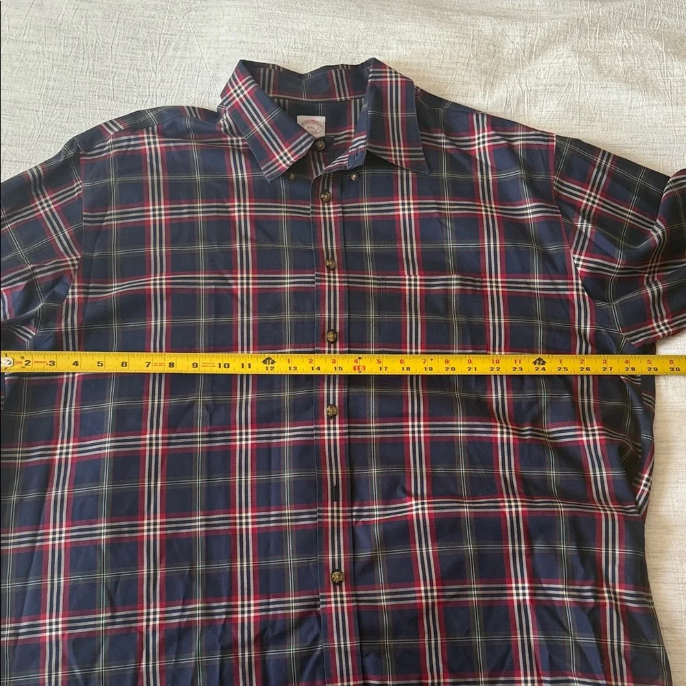 Brooks Brothers Blue and Red Checkered Shirt